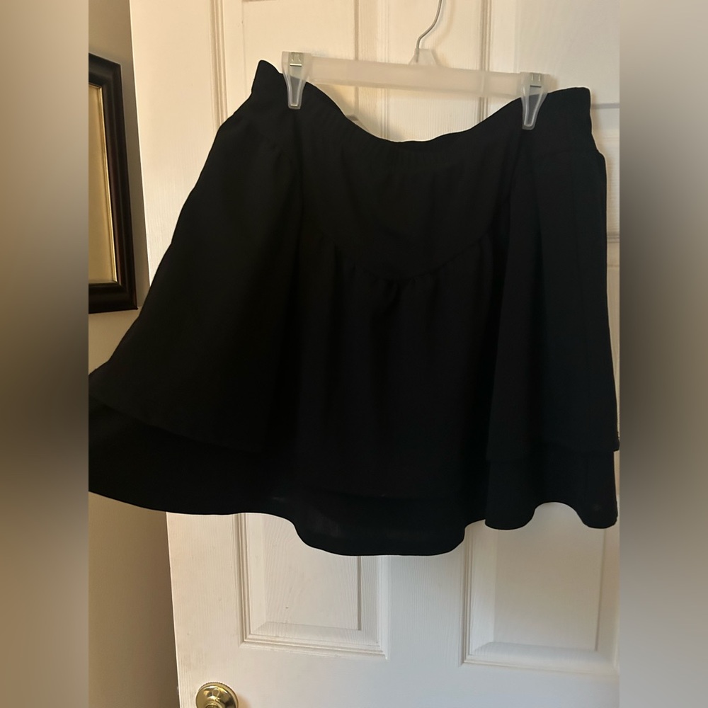 SHEIN Black A-Line Skirt